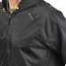 Дождевик для походов мужской черный NH 100 RAINCUT DEMI ZIP Quechua