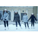 Фигурные коньки 120 WARM женские / детские бело-синие