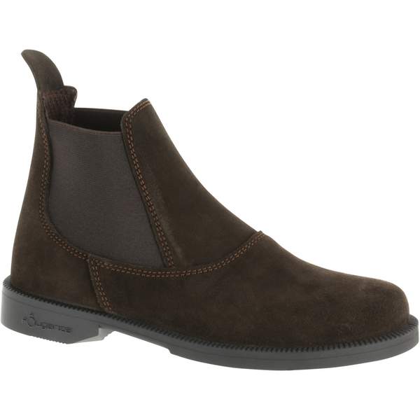 Ботинки для верховой езды детские коричневые CLASSIC Fouganza