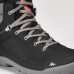 Ботинки для походов зимние водонепроницаемые женские черные SH100 WARM MID Quechua