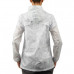 Куртка для походов водонепроницаемая женская бело-серая RAINCUT ZIP Quechua