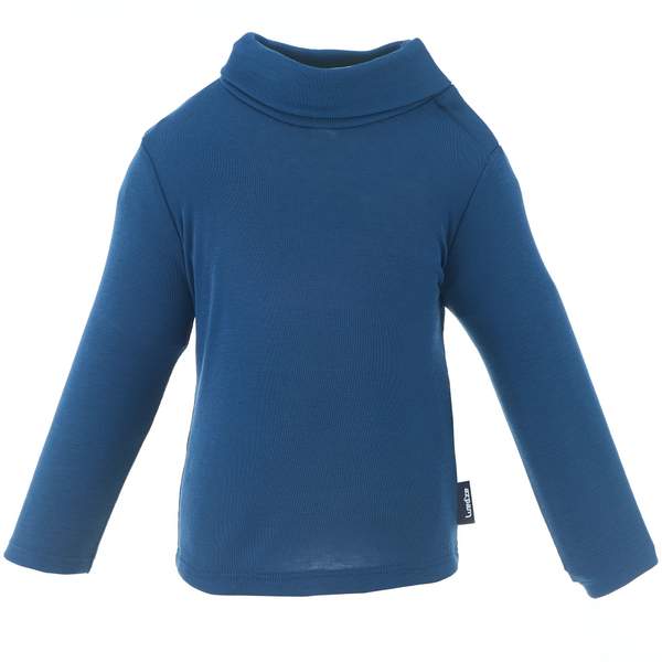Термобелье лыжное (верх) для малышей синее SIMPLE WARM Lugik