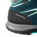 Ботинки для походов женские бирюзовые MН100 MID Quechua
