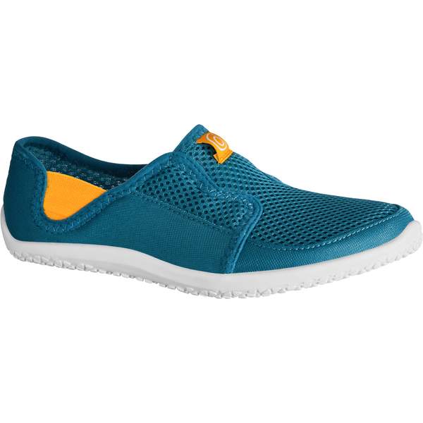 Тапочки коралловые для детей сине-оранжевые AQUASHOES 120 Subea