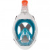 Маска для снорклинга синяя EASYBREATH Subea