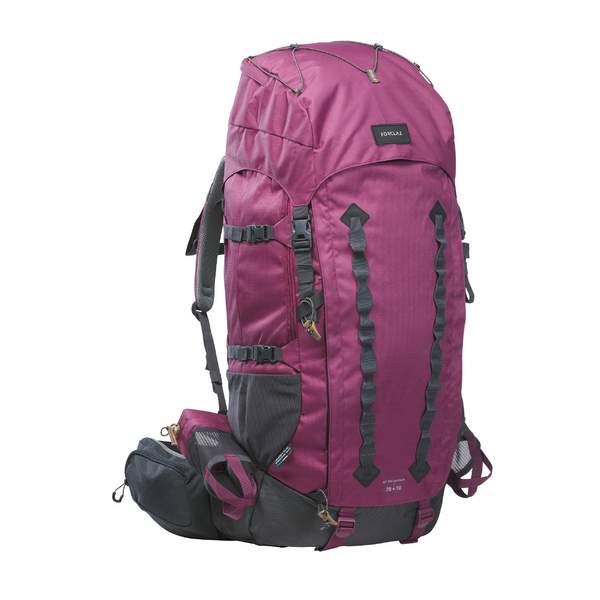 Рюкзак туристический 80 л женский фиолетовый TREK 900 SYMBIUM Forclaz