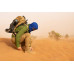 Брюки для треккинга в пустыне мужские коричневые DESERT 500 Forclaz