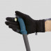 Перчатки для походов флисовые для взрослых черные TREK 100 Forclaz