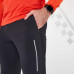 Брюки для бега зауженные мужские черные LIGHT FIT Kiprun