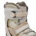 Коньки ледовые для взрослых женские бежевые FIT520 WARM Oxelo