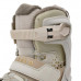Коньки ледовые для взрослых женские бежевые FIT520 WARM Oxelo
