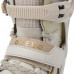 Коньки ледовые для взрослых женские бежевые FIT520 WARM Oxelo