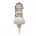 Коньки ледовые для взрослых женские бежевые FIT520 WARM Oxelo