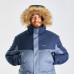 Парка для походов зимняя -15C мужская сине-голубая SH500 X-WARM Quechua