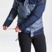 Парка для походов зимняя -15C мужская сине-голубая SH500 X-WARM Quechua