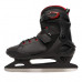 Коньки ледовые для взрослых мужские черно-красные FIT500 Oxelo