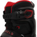 Коньки ледовые для взрослых мужские черно-красные FIT500 Oxelo