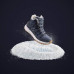Ботинки для походов водонепроницаемые средние женские синие SH100 Х-WARM Quechua