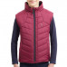 Жилет для верховой езды детский бордовый 500 WARM Fouganza