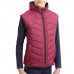 Жилет для верховой езды детский бордовый 500 WARM Fouganza