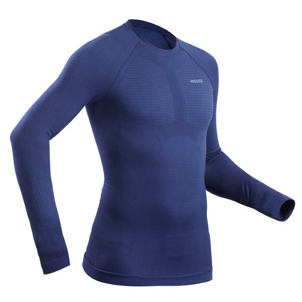 Термобелье лыжное (верх) мужское синее 580 I-SOFT Wedze