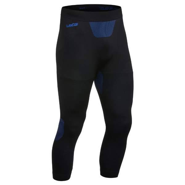 Термобелье горнолыжное (низ) мужское черно-синее 580 I-SOFT Wedze