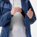 Куртка для беговых лыж женская синяя JACKET 100 Inovik