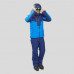 Куртка горнолыжная пуховая теплая мужская синяя 900 WARM Wedze