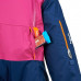 Комбинезон горнолыжный детский розово-синий XWARM PULL&#x27;N FIT Lugik