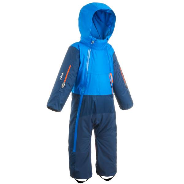 Комбинезон горнолыжный детский сине-голубой XWARM PULL&#x27;N FIT Lugik