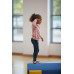 Легинсы для девочек зелено-розовые BABY GYM 500 Domyos