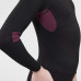 Термобелье лыжное (верх) детское черно-розовое 580 I-SOFT Wedze