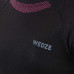 Термобелье лыжное (верх) детское черно-розовое 580 I-SOFT Wedze
