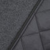 Толстовка для походов с капюшоном женская черная NH100 HYBRID Quechua