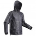 Дождевик для походов мужской черный NH 100 RAINCUT Quechua