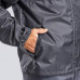 Дождевик для походов мужской черный NH 100 RAINCUT Quechua