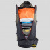 Рюкзак туристический 60 л женский хаки-серый TREK 100 EASYFIT Forclaz