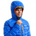 Пуховик для альпинизма мужской сине-оранжевый ALPINISM LIGHT Simond