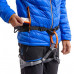 Пуховик для альпинизма мужской сине-оранжевый ALPINISM LIGHT Simond