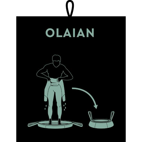 Сумка-коврик для гидрокостюма черная Olaian