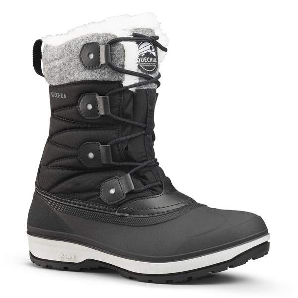 Сапоги зимние теплые водонепроницаемые женские высокие sh500 x-warm QUECHUA