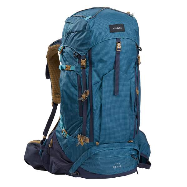 Рюкзак туристический 60 л мужской синий MT500 AIR Forclaz