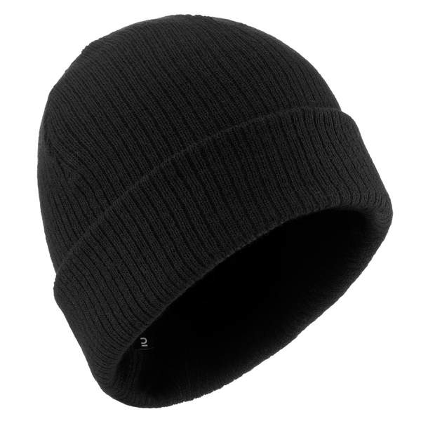 Шапка горнолыжная для взрослых черная FISHERMAN Wedze