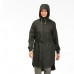 Куртка походная водонепроницаемая длинная женская черная RAINCUT Quechua