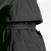 Куртка походная водонепроницаемая длинная женская черная RAINCUT Quechua