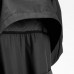 Куртка походная водонепроницаемая длинная женская черная RAINCUT Quechua