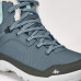 Ботинки для походов зимние водонепроницаемые женские cиние SH100 WARM MID Quechua