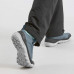 Ботинки для походов зимние водонепроницаемые женские cиние SH100 WARM MID Quechua