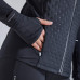 Куртка для бега утепленная женская черная WARM Kiprun