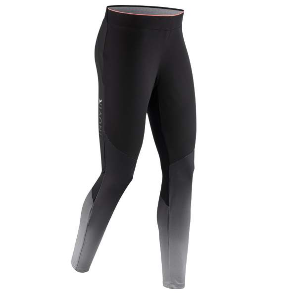 Леггинсы для беговых лыж женские черные xc s tight 500 INOVIK